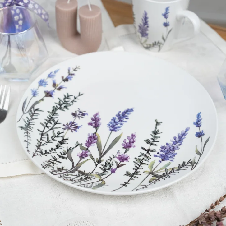 Лавандовый рай - нежная посуда с ароматом уюта и гармонии