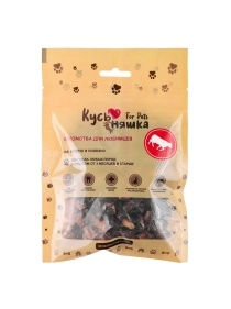 Лакомства для собак "Легкое говяжье мелкое", 45г