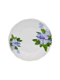Тарелка мелкая "Незабудка" 17,5 см.  т7-SPD023-1 вырезной край