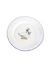 Тарелка "Гуси", 200 мм мелкая ф.548 "надежда"