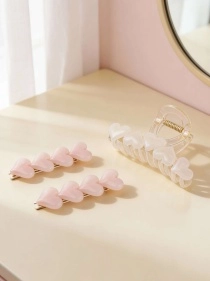 Набор для волос "Candy Pink", крабик + заколки (2 шт) (PK1359)