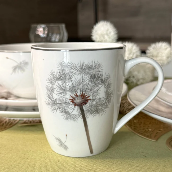 Одуванчики - воздушная коллекция посуды