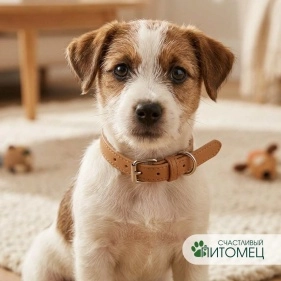 Ошейник для животных, 43*1,8 см, ПУ, микс цвета