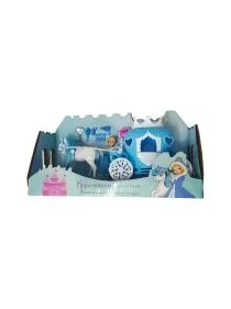 Игрушка с товарным знаком "PAN FUN" из полимерных материалов с элементами из картона, металла, текстильных материалов Набор игровой: кукла, карета, ло