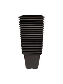 Горшок 9х9х10см, объём 0,55л, формованный (набор 20шт.)