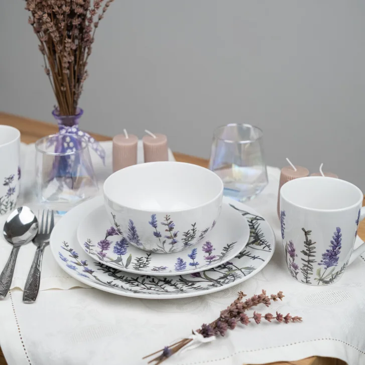 Лавандовый рай - нежная посуда с ароматом уюта и гармонии