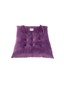 Подушка на стул с завязками "Вельвет", 38*38 см (PX0618)