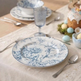 Тарелка десертная "Blue garden", 20см