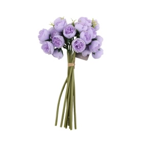 Букет декоративный "Пионы" 27 цветов, 9 шт, 30 см (PI0471)