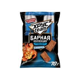 Хрустим Барные Жаренн Креветка в Чесн Соусе, 70г