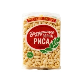 Воздушные зерна риса в сахарном сиропе 30г