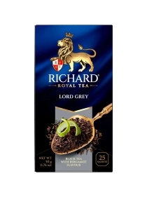 Чай Richard черный Lord Grey бергамот  25п
