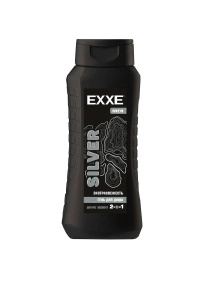 EXXE MEN Мужской гель для душа 2в1 "Экстрасвежесть" SILVER, 400 мл