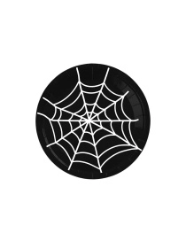 Тарелки бумажные "Trick or treat", 18 см, 10 шт 