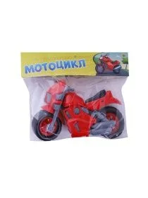 Мотоцикл. 26 см, пластик, цвет в ассортименте. ФМ 6шт.