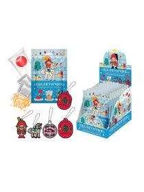 Набор (ЩЕЛКУНЧИК): карамель леденцовая на палочке, взрывная карамель, брелок 13г