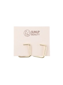 Серьги "Square hoops", 2,5 см (PZ115)