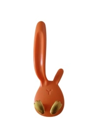 Крючок самоклеющийся "Зайка", 14,2*5,1 см, пластик