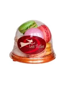 Пирожное "Туиль" с фруктовой начинкой в куполе  70гр