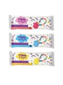 Драже (СТИЛЬ СО ВКУСОМ Браслетик с единорогом) со вкусом клубники, голубики, лимона 15г