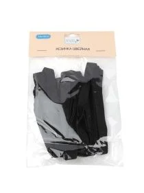 Резинка швейная, цвет чёрный, 4±0,3 м * 1,2 см