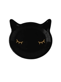 Набор тарелок одноразовых " Чёрный кот", 10 шт, 23 см (DRE733-1)