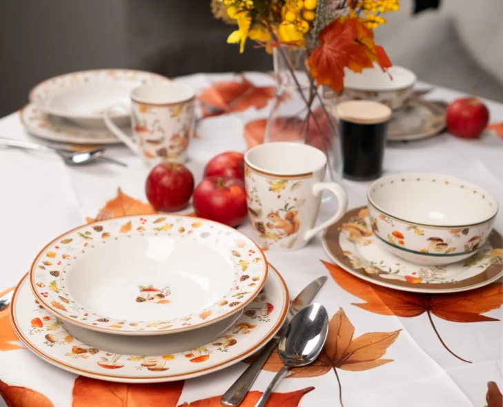 Осенний лес - коллекция уютной посуды для дома