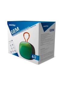 Акустическая система Smartbuy GEM, 6Вт, Bluetooth, MP3, FM-радио, RGB-подсветка (SBS-5500)/40
