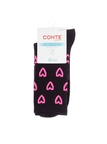 Носки женские CONTE ELEGANT ACTIVE, р.25-27, 713 черный