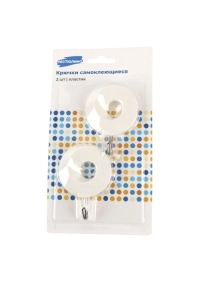 Крючки самоклеющиеся, 2 шт., 5,5*8 см (PZ038)