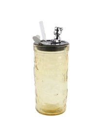 Стакан с трубочкой "Teddy", 400 мл (PK993)