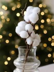 Украшение декоративное "Cotton branch" 40 cм