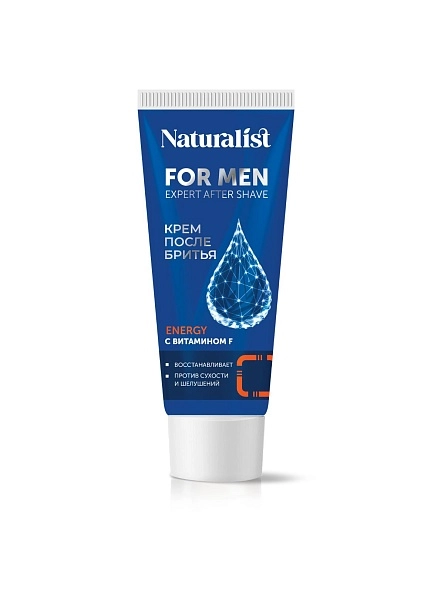 Крем после бритья с витамином F 75мл NATURALIST