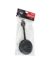 Зеркало с креплением на руль, d=7 см, стекло, пластик