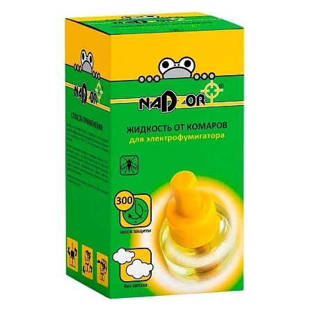 Жидкость от комаров, без запаха, 30мл, Nadzor