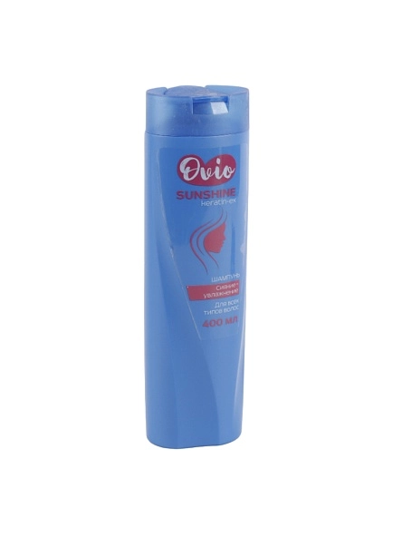 Шампунь для волос OVIO SUNSHINE keratin-ex «Сияние и увлажнение», 400 мл