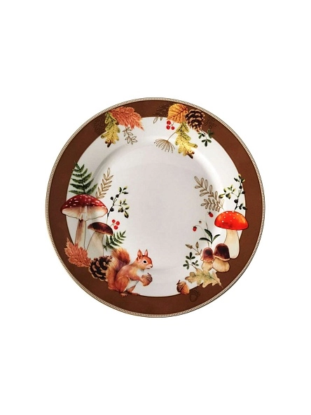 Тарелка "Осенний лес", 20 см (PK1292)