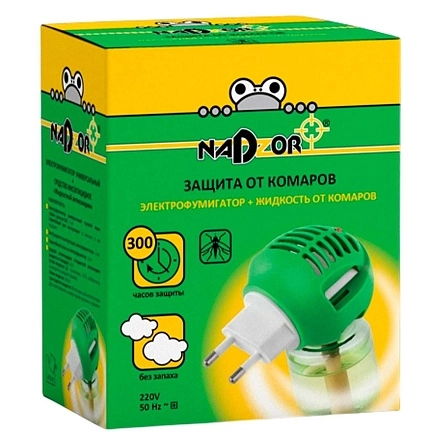 Комплект от комаров (Электрофумигатор+жидкость 30 мл), Nadzor
