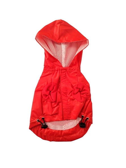 Дождевик для собак с капюшоном, размер S, M, L, XL