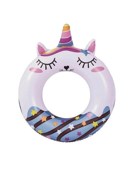 Круг для плавания надувной "Animal Donut", 55*65 см (PK524)