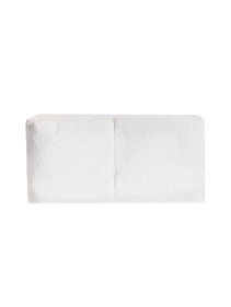 Салфетки бумажные неокрашенные Veta Double White eco 200 шт в упаковке, 100% целлюлоза