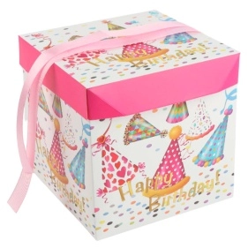 Коробка подарочная "Gift", 15*15*15 см (PI0027)