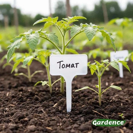 Набор табличек садовых, 12шт., 5,5*13,5 см (PD0886)