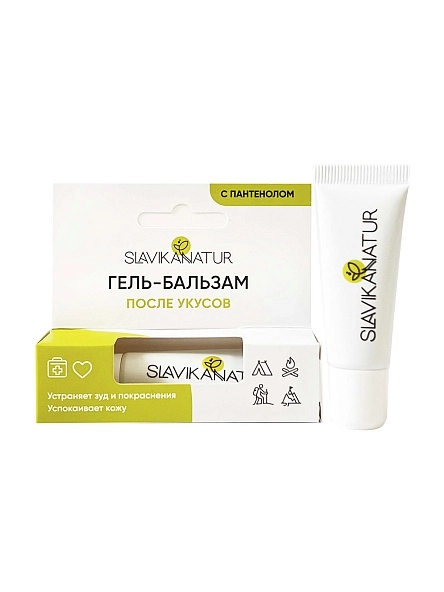 Гель бальзам после укусов с пантенолом, 10мл