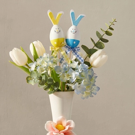 Набор декоративных украшений "Зайка на палочке", 2 шт.