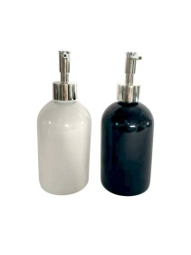 Дозатор жидкого мыла "Black&White", 400 мл