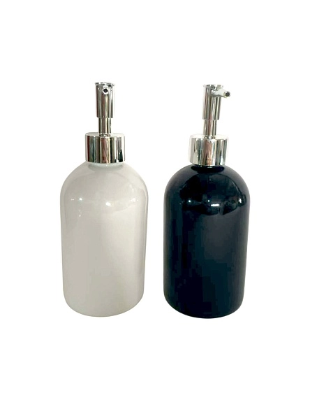 Дозатор жидкого мыла "Black&White", 400 мл