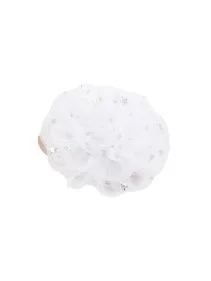 Бант-помпон на резинке "Жасмин", 11 см