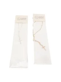 Кулон женский "Крестик", 40+5 см (K231026001)