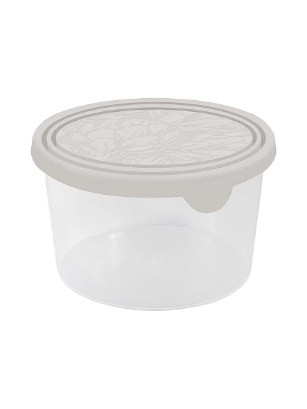 Контейнер для продуктов HELSINKI Artichoke 0,75 л круглый пепельный жемчуг